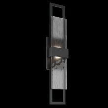 Hammerton ODB0085-02-TB-SG-L2 - Sasha 28" Sconce-Textured Black-Smoke Granite