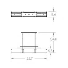 Hammerton PLB0026-0E-GB-SG-001-E2 - Urban Loft Parallel Linear Suspension-0C-Gilded Brass