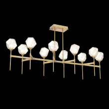 Hammerton PLB0039-69-GB-A-001-L3 - Gem Linear Belvedere Suspension-69-Gilded Brass