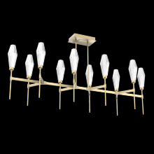 Hammerton PLB0049-67-GB-RC-001-L3 - Aalto Linear Belvedere Suspension-67-Gilded Brass