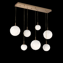 Hammerton PLB0092-07-NB-WL-C01-L3 - Gaia Linear Multi-Pendant Chandelier