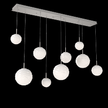 Hammerton PLB0092-09-BS-WL-C01-L3 - Gaia Linear Multi-Pendant Chandelier