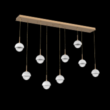 Hammerton PLB0093-09-NB-WC-C01-L3 - Cabochon Linear Pendant Chandelier