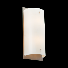 Hammerton CSB0044-13-BB-FR-E2 - Textured Glass Cover Sconce - 13-Inch