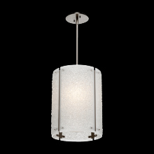 Hammerton LAB0044-16-BS-FR-001-E2 - Textured Glass Oversized Pendant-Rod Suspended-16