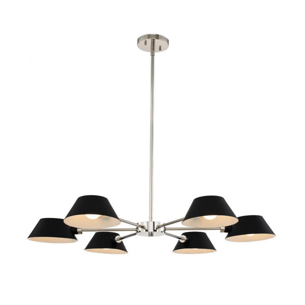 Bruno 6 Light Chandelier