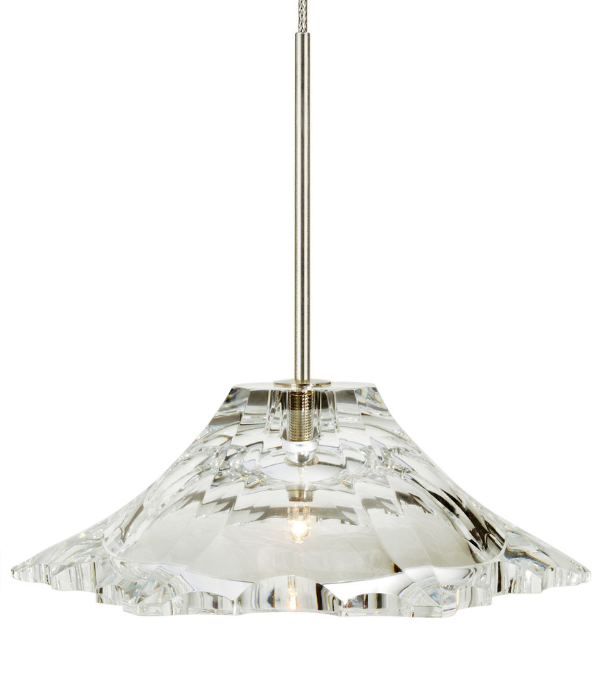 Pendant Peak Crystal Clear Bronze G4 Xenon 20W Monopoint Canopy