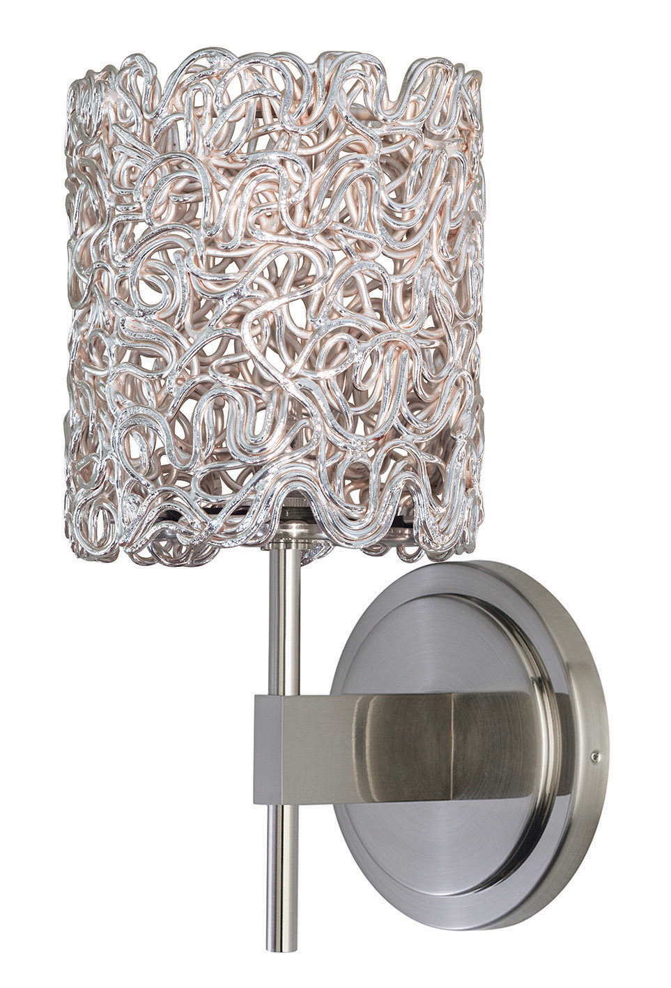 Wall Sconce Spaga Silver Satin Nickel Hal G4 35W 700lm