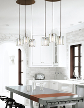 Stone Lighting CH16203CRBZ - Chandelier Xylo Clear Glass 3 Light 12" Round Canopy Bronze E26 Edison 60W Retro