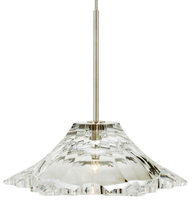 Stone Lighting PD038CRBZX2M - Pendant Peak Crystal Clear Bronze G4 Xenon 20W Monopoint Canopy