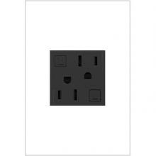 Legrand AGFTR2152G4 - Adorne® 15A Tamper-Resistant Self-Test GFCI Outlet, Graphite