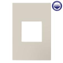 Legrand AWP1G2OM - Adorne® Oatmeal One-Gang-Plus Screwless Wall Plate with Microban®