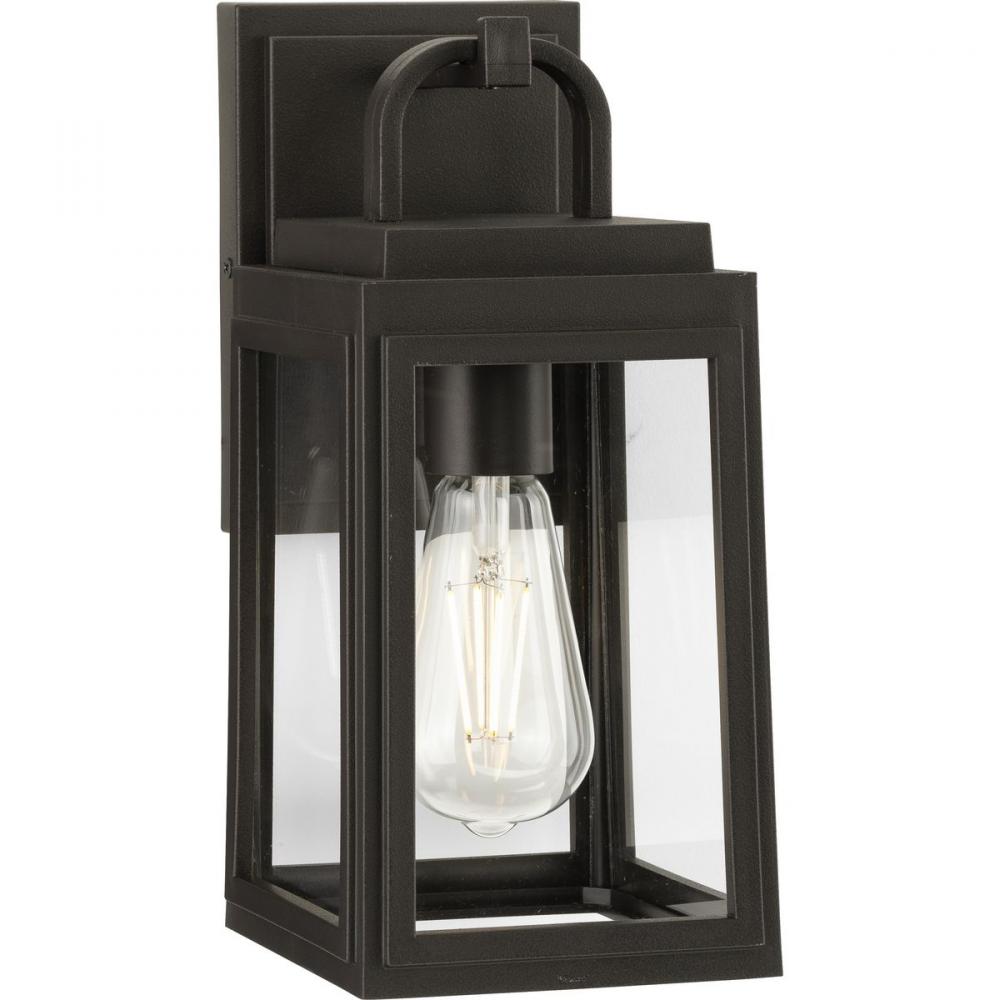 Grandbury Collection One-Light Transitional Antique Bronze Outdoor Wall Lantern with DURASHIELD