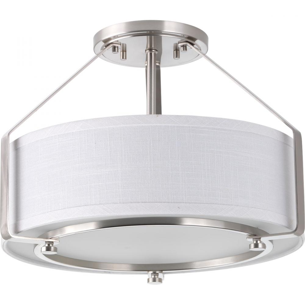 Ratio Collection Three-Light 16" Semi-Flush Mount