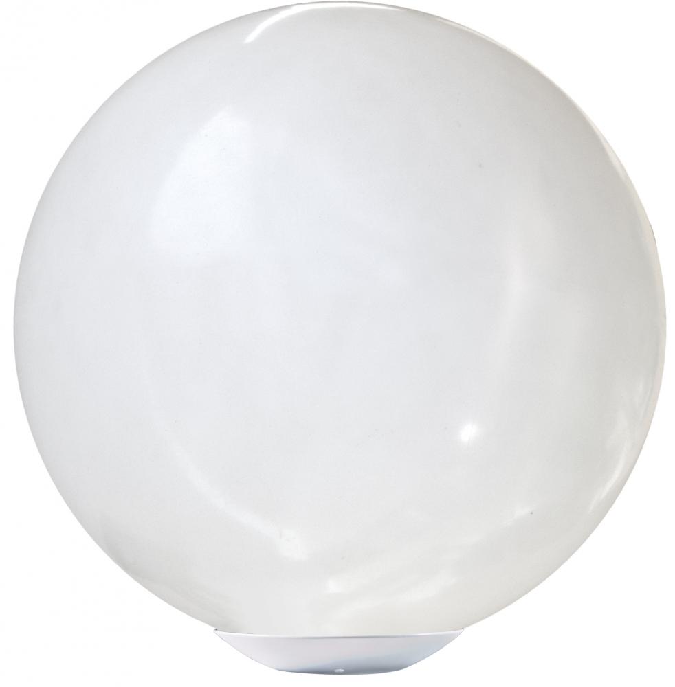 16" GLOBE FIX WHITE 20W LED 120V-277V