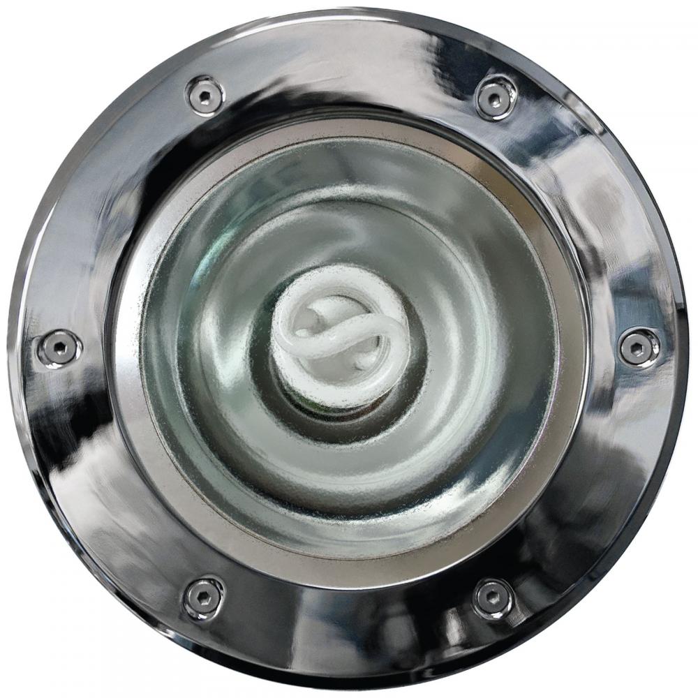 SS WELL LIGHT NO GRILL 13W DL-S13-GU24 120V