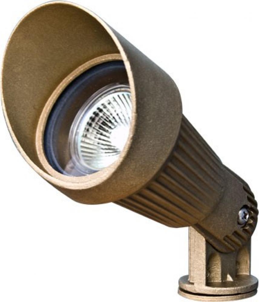 SOLID BRASS W/HOOD SPOT LIGHT 20W 12V