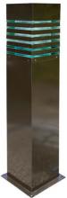 Dabmar D176-100-BZ - STEEL SQUARE BOLLARD 100W MH 120V