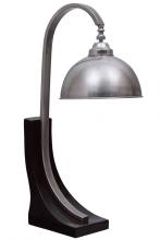 Style Craft TM1239-DS - An espresso based and brushed steel desk lamp.