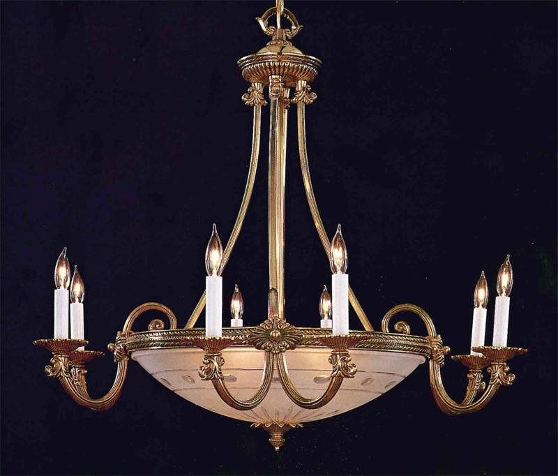 Crystorama 13 Light Olde Brass Chandelier