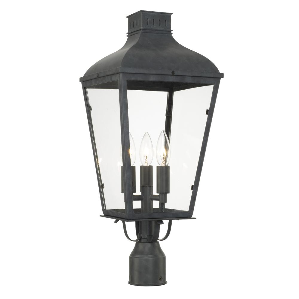 Dumont 3 Light Graphite Outdoor Post