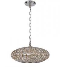 Crystorama 345-SA - Crystorama Solstice 5 Light Antique Silver Mini Chandelier