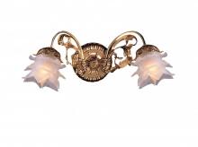 Crystorama 462-OB-L - Cecile 2 Light Brass Sconce I