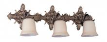 Crystorama 473-OB - Crystorama 3 Light Olde Brass Vanity Light