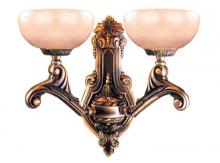 Crystorama 832-BZ - Crystorama 2 Light Bronze Sconce