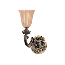 Crystorama 891-BZ - Natural Alabaster 1 Light Bronze Sconce