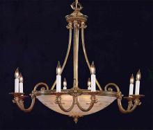 Crystorama 9008-OB - Crystorama 13 Light Olde Brass Chandelier