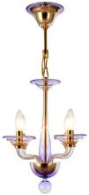 Crystorama 9924-GD-AM - Crystorama Stella 4 Light Gold Mini Chandelier