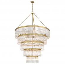 Crystorama EMO-5430-MG - Emory 30 Light Modern Gold Chandelier