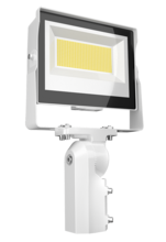 RAB Lighting X17XFU60SFW - FLOODLIGHTS 3891-8372 LUMENS X17 ADJUSTABLE 60/50/30W FIELD ADJUSTABLE CCT 5000/4000/3000K SLIPFIT