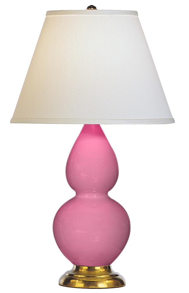 Schiaparelli Pink Small Double Gourd Accent Lamp