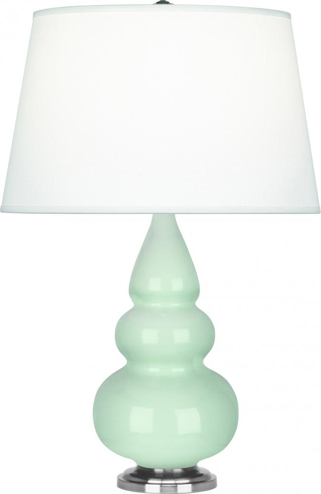 Celadon Small Triple Gourd Accent Lamp