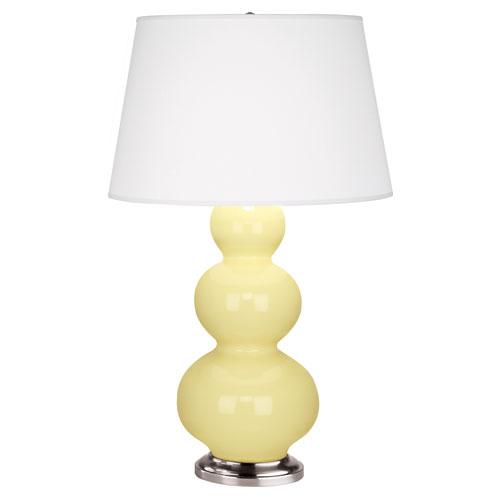 Butter Triple Gourd Table Lamp