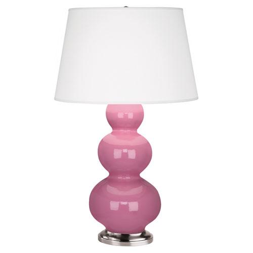 Schiaparelli Pink Triple Gourd Table Lamp