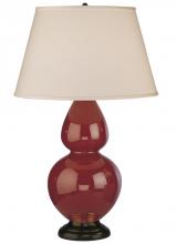 Robert Abbey 1647X - Oxblood Double Gourd Table Lamp