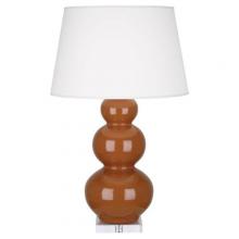 Robert Abbey A365X - Cinnamon Triple Gourd Table Lamp