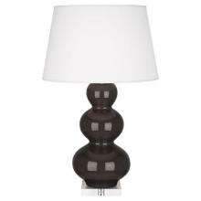 Robert Abbey CF43X - Coffee Triple Gourd Table Lamp