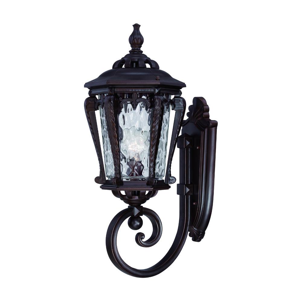 Wall-Mount 1-Light Outdoor Architectural Bronze Light Fixture