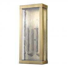 Acclaim Lighting 1521ATB - Charleston 2-Light Architectural Bronze Shadowbox Wall Light (Medium)