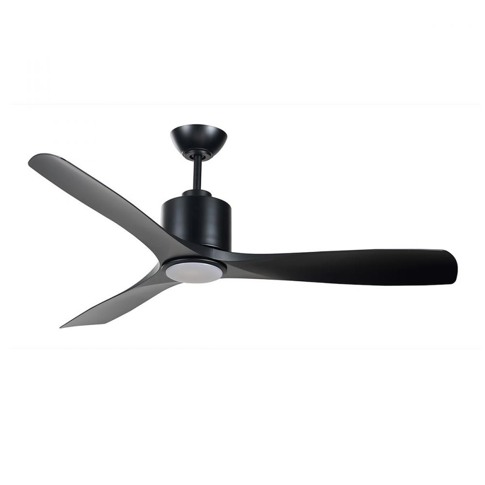 SENTRY 52 in. Matte Black Ceiling Fan