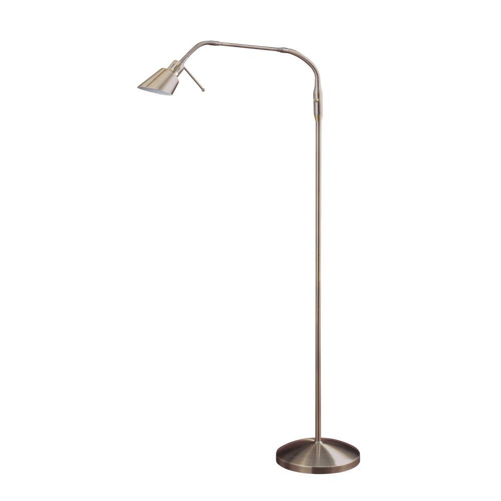 OSLO Antique Brass Floor Lamp