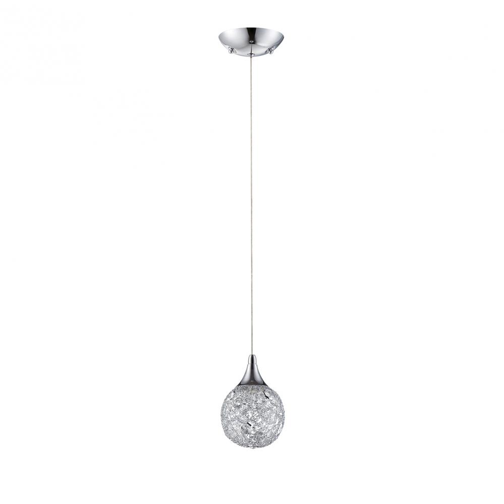 SOLARO series 1-Light Chrome Pendant