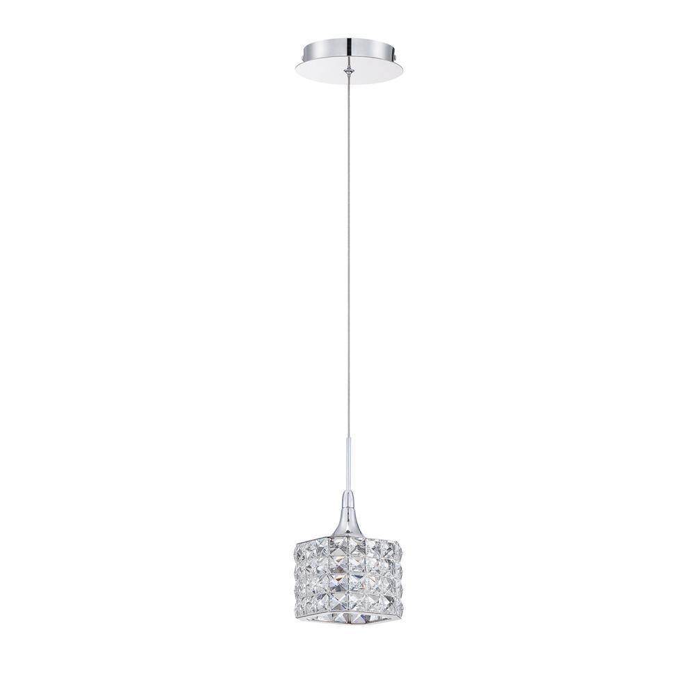 SHIMERA series 1-Light Chrome Pendant