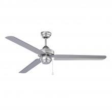 Kendal AC8354-BST - Studio-54 54 in. Brushed Steel Ceiling Fan