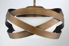 Kendal PF128-BRS - SATURN 1-Light Brass Pendant