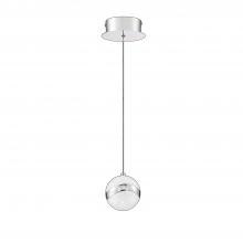 Kendal PF145-1LS-CH - MYSTYKE 4.75 in. 1-Light Chrome LED Pendant